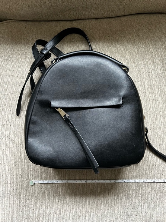 Zara Handbags - Zara Black Leather Mini Backpack